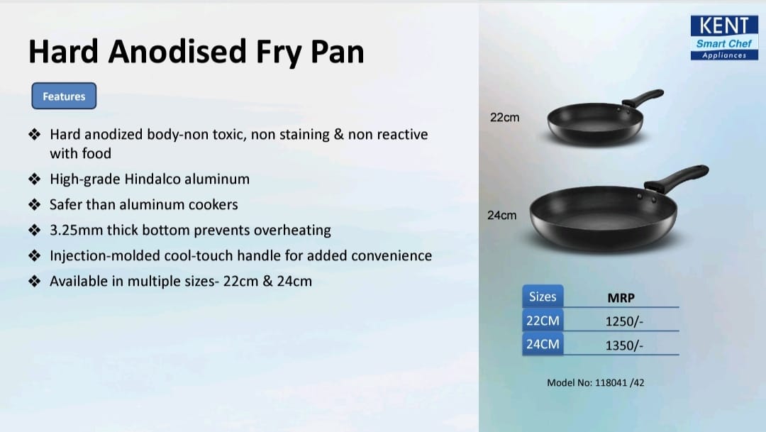 kent hard anodised fry pan
